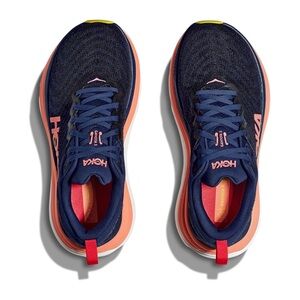 HOKA Gaviota 5 Sneakers - Size 11 - Evening Sky/Coral - Worn Twice